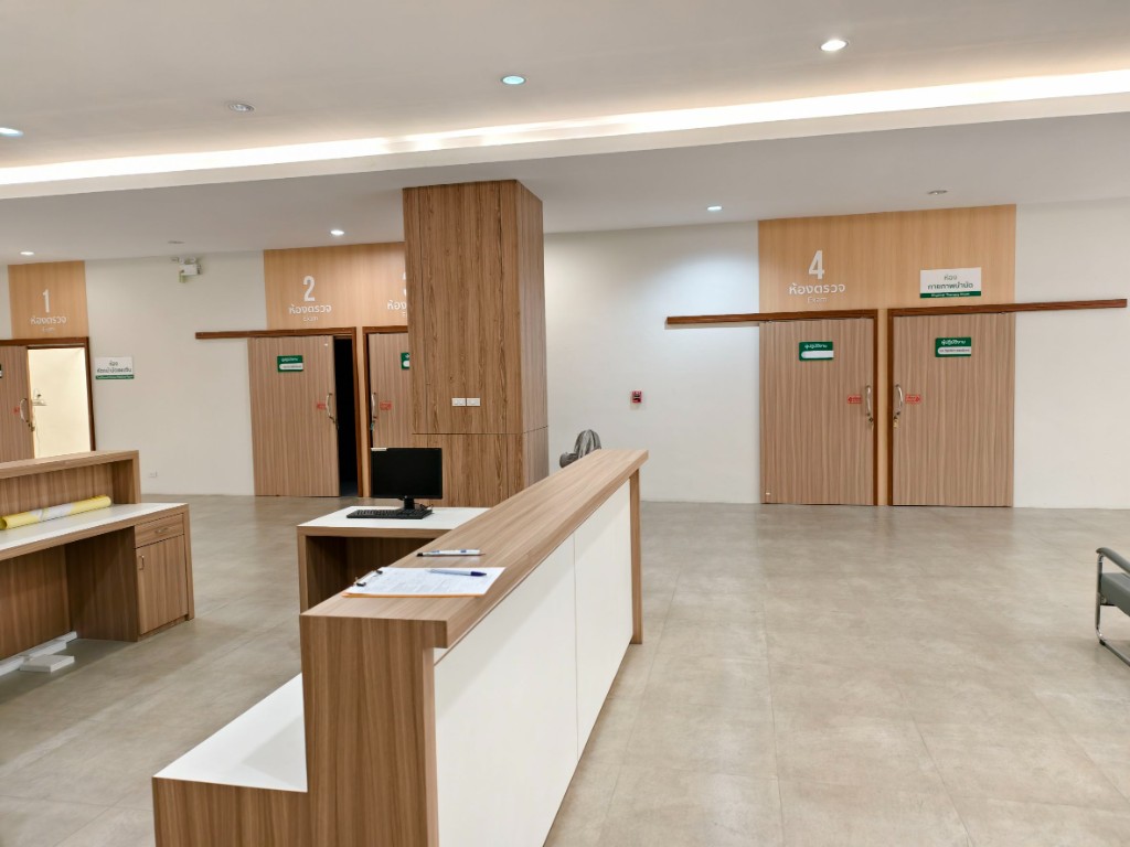 Examination rooms 1–4